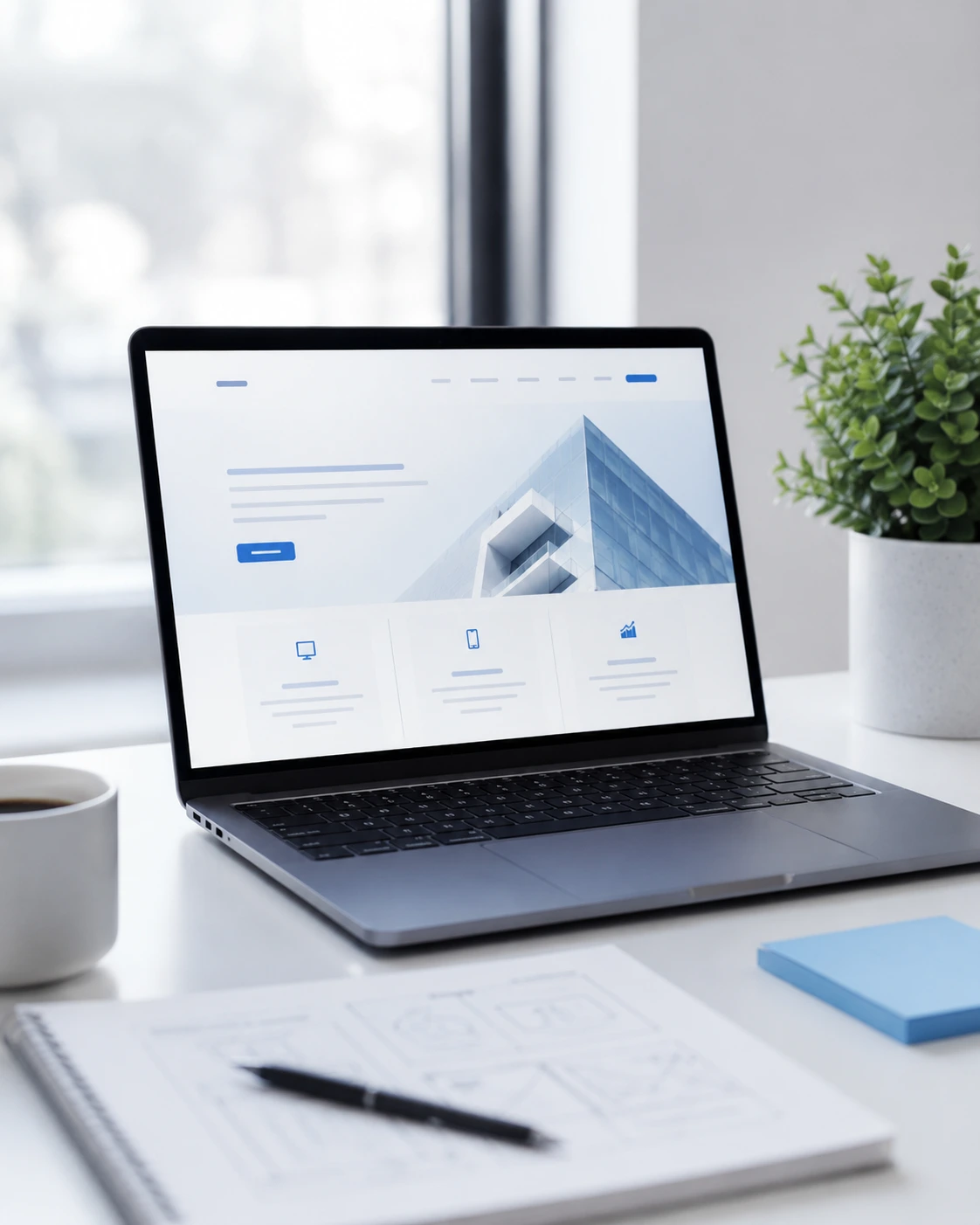 Website Development Mockup
